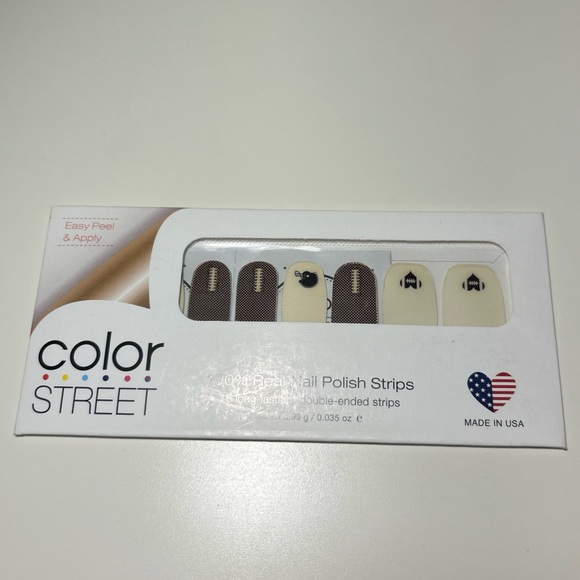 Color Street Sunday Puntday Football Themed Nail Polish Strips - Picture 2 of 6